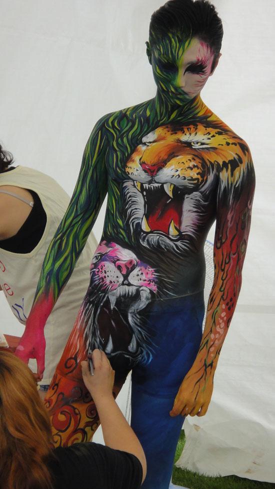 2010韓國大邱國際人體彩繪節精彩瞬間